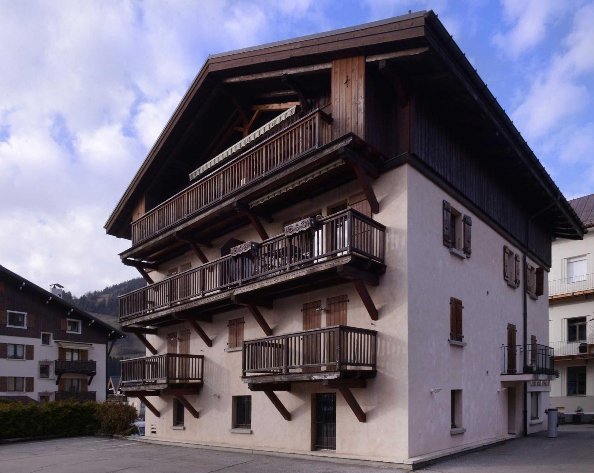 Warm 2-Bedroom Apartment Near The Tourist Office Megève Exterior foto